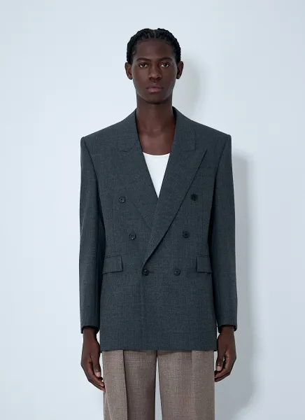 Double-Breasted Wool Blazer