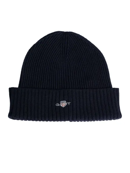 Gant Cotton Blend Logo Beanie