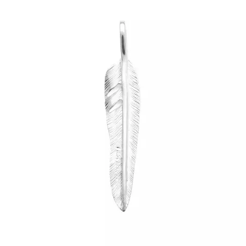 Kazekiri Feather Silver Medium Pendant