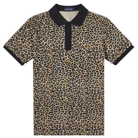 Leopard Print Polo