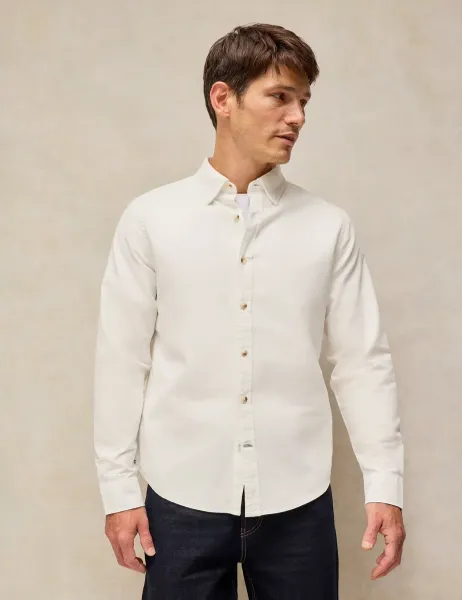 White Stuff Pure Cotton Bruton Oxford Shirt White