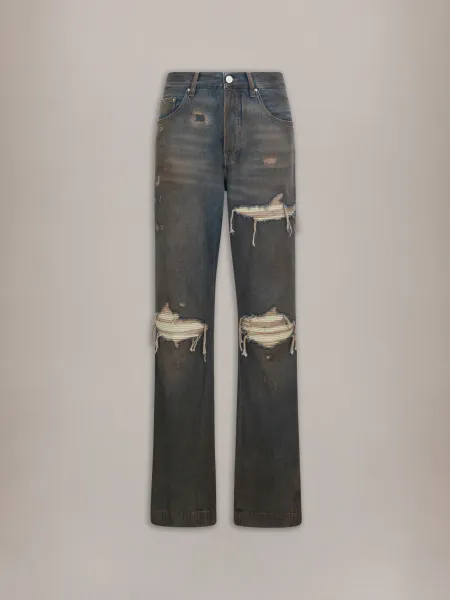 STRAIGHT FLARE MX1 JEAN - Dark Dust