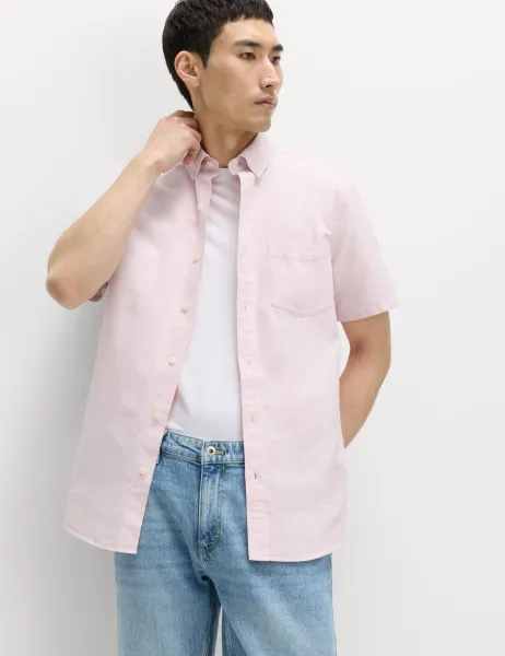 Marks & Spencer Ultimate Pure Cotton Oxford Shirt Pink