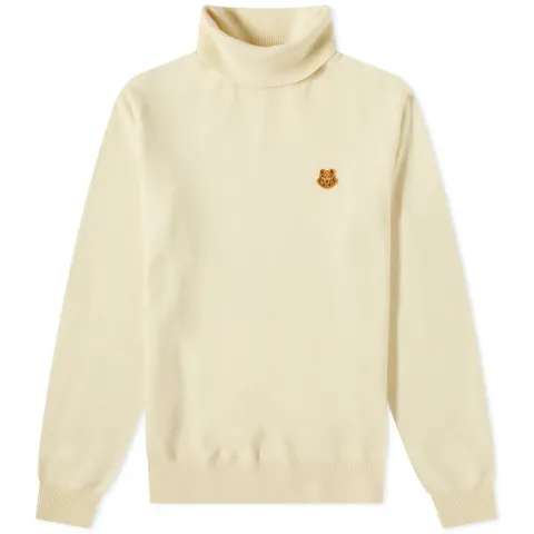 Tiger Crest Roll Neck Knit