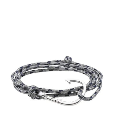 Silver Hook Rope Bracelet