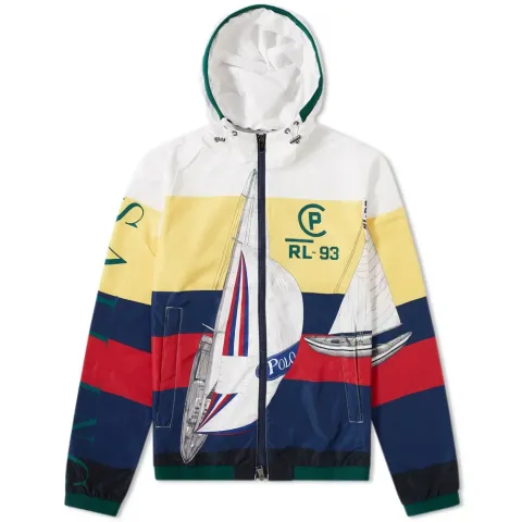 CP93 Sailing Print Windbreaker