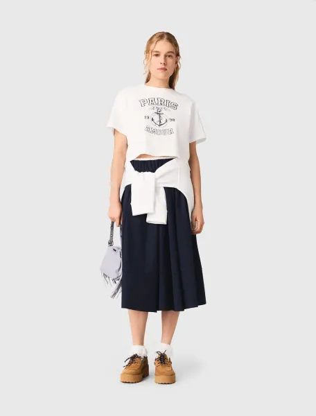 Sailor-print T-shirt