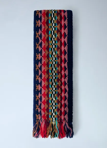 Dries Van Noten Woven Fringe Scarf