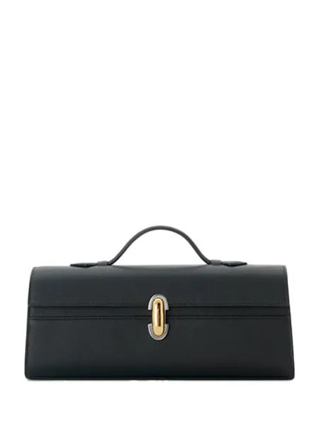 Slim Symmetry Pochette Leather Black