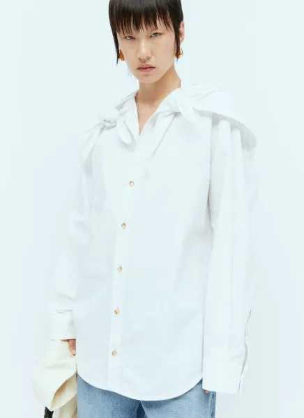 Knotted Cotton Shirt