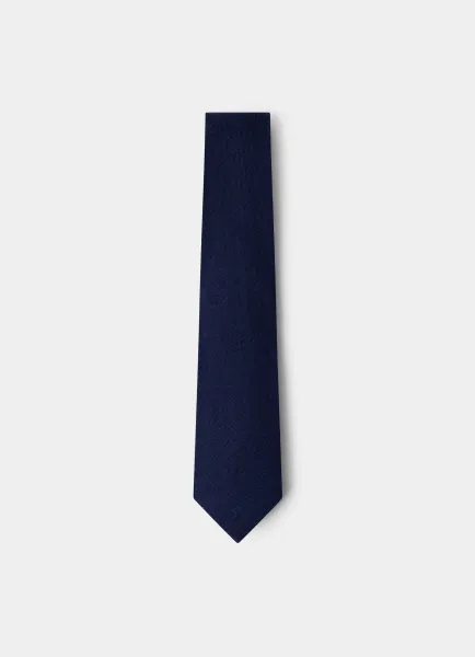 Hackett Wool-Silk Solid Twill Tie