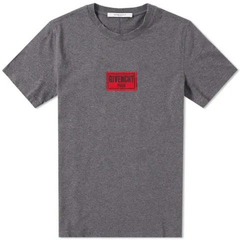 Cuban Distressed Box Logo Tee