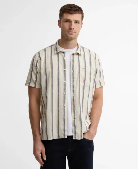 Barkend Striped Short-Sleeved Shirt
