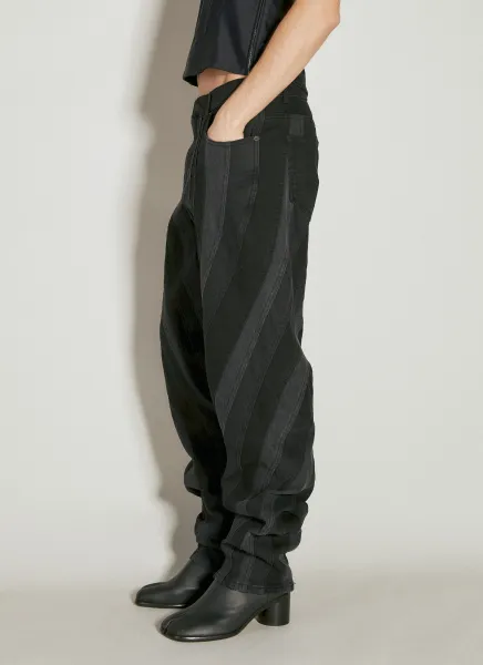Spiral Baggy Jeans