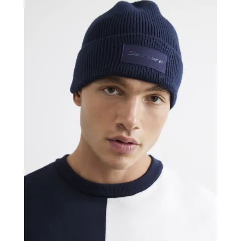 River Island Navy Knitted Beanie