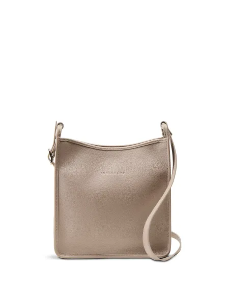 Longchamp Le Foulonné Medium Crossbody Bag Turtledove Leather
