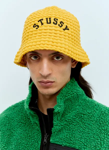 Waffle Knit Bucket Hat