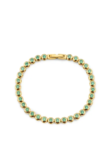 Stainless Steel Bezel Tennis Bracelet 16cm