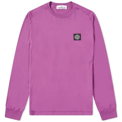 Long Sleeve Patch Logo T-Shirt