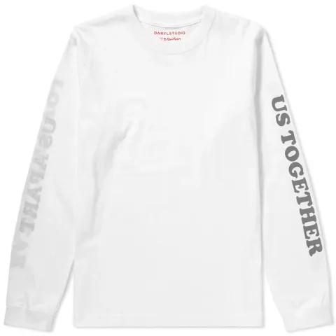 Long Sleeve Love Will Tear Us Reversible Printed Tee - END. Exclusive