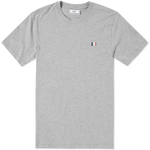 AMI Small Tricolour Logo Tee