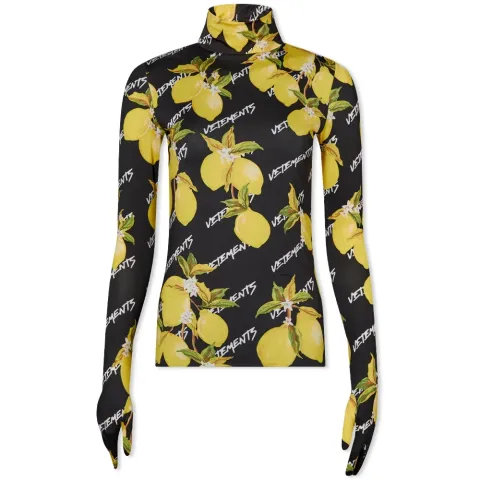 High Neck Fitted Top