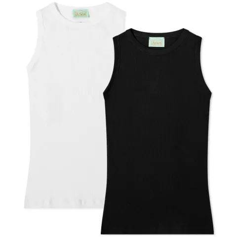 Racer-Back Rib Vest - Twin Pack