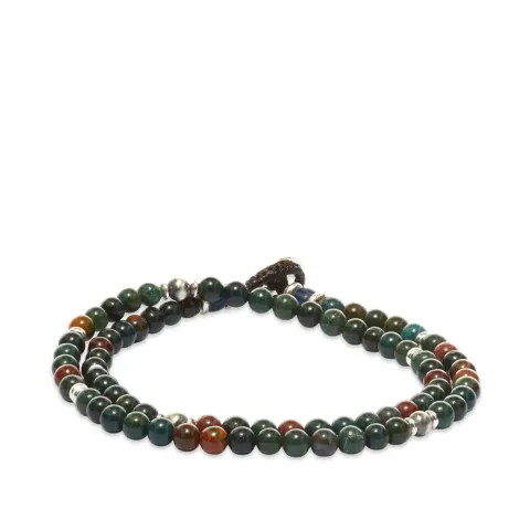 Double-Wrap Stone 4mm Bracelet