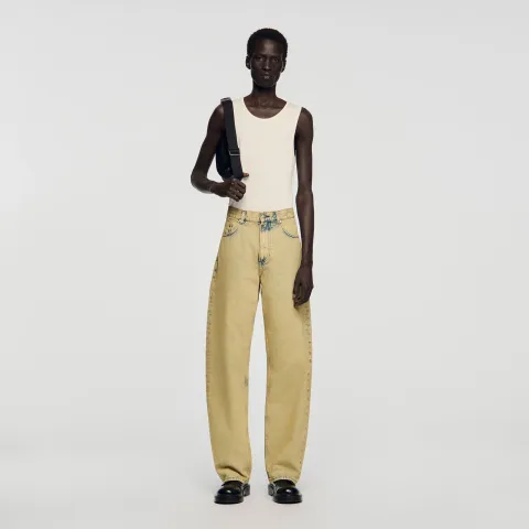 Faded baggy jeans