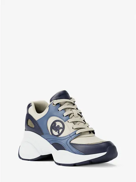Zuma Leather and Mesh Trainer