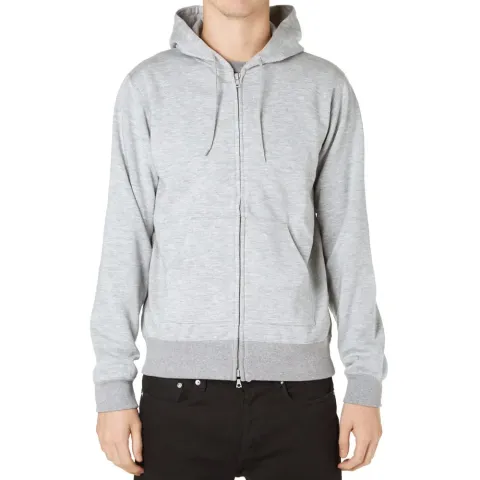 Colour Chart Cable Knit Sleeve Zip Parka