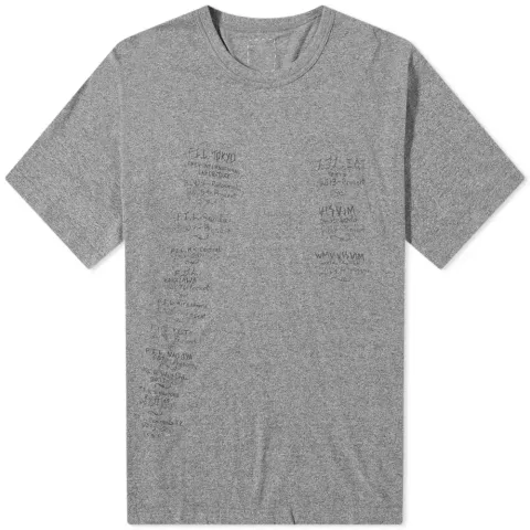 Scribble Print Jumbo T-Shirt