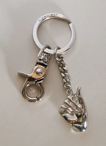 Mini Finger Heart Pendant Keyring