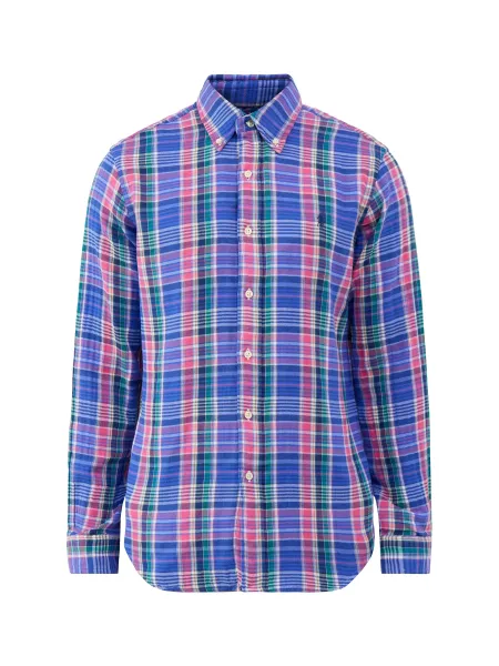 Polo Ralph Lauren Cotton Custom Fit Double-Faced Check Shirt