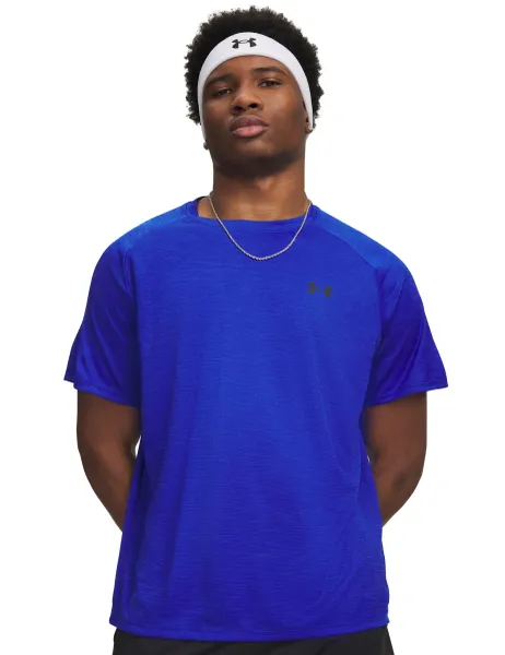 Under Armour Tech Textured Short Sleeve T-Shirt Royal Blue