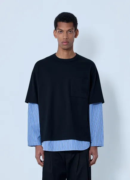 Layered Crewneck T-Shirt