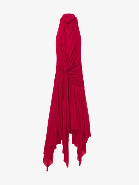 Asymmetric Draped Dress