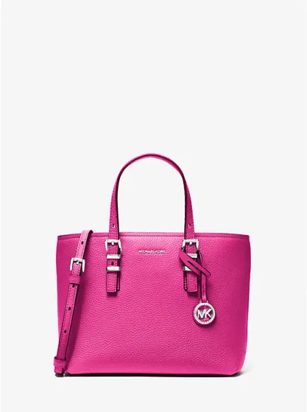 Michael Kors Quinn Small Pebbled Leather Convertible Crossbody Bag