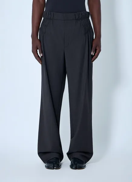Elasticated Waist Tailored Trousers
