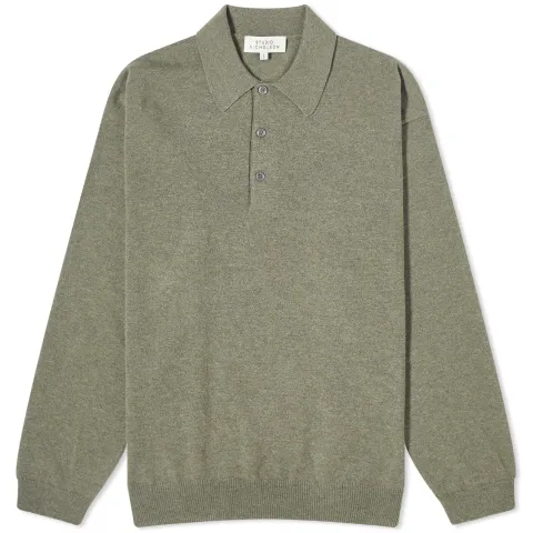 Noe Long Sleeve Knit Polo