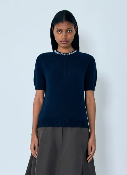 Wool and Cashmere Crew-Neck Sweater