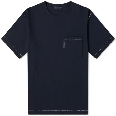 Contrast Stitch Pocket Logo T-Shirt