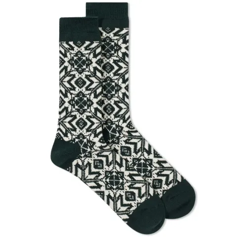 Big Snow Fair Isle Sock