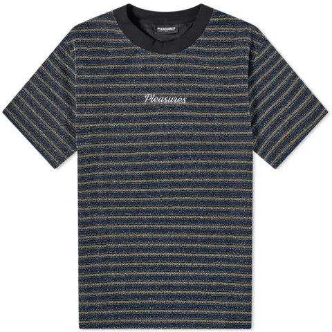 Disturbed Glitter Stripe Tee