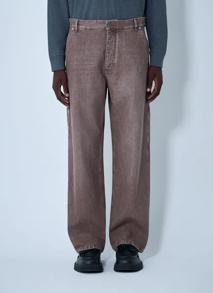 Washed Denim Jeans