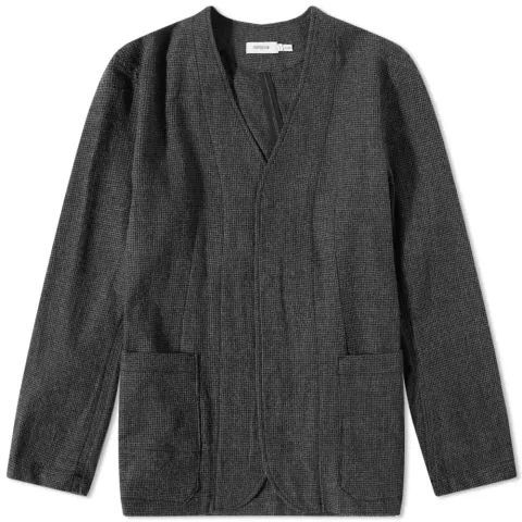 Twill Houndstooth Soldier Jacket