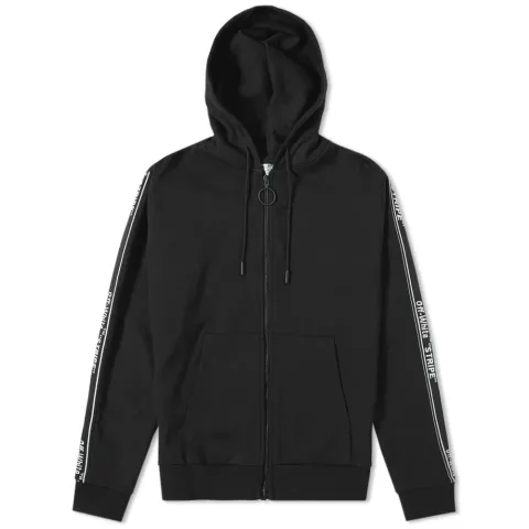 Stripe Zip Hoody