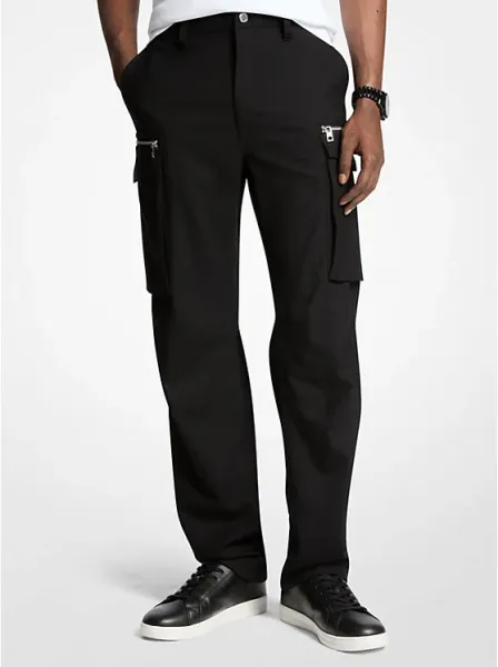 Stretch Wool Cargo Pants
