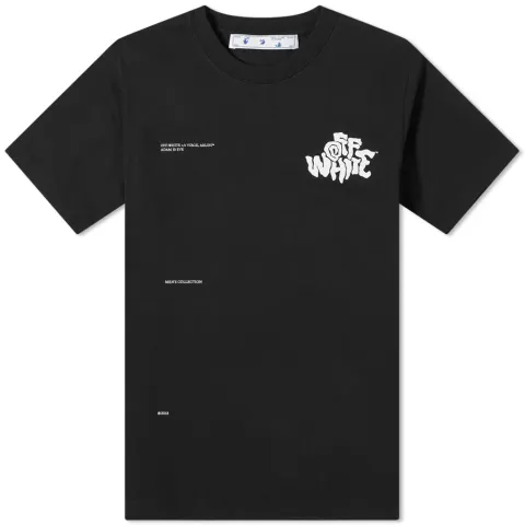 Off Blur Logo Slim T-Shirt