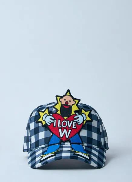 Clown Motif Baseball Cap